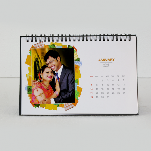 9x6 Horizontal Tabletop Calendar (single side)