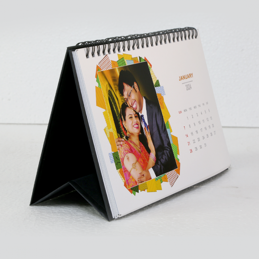 9x6 Horizontal Tabletop Calendar (single side)